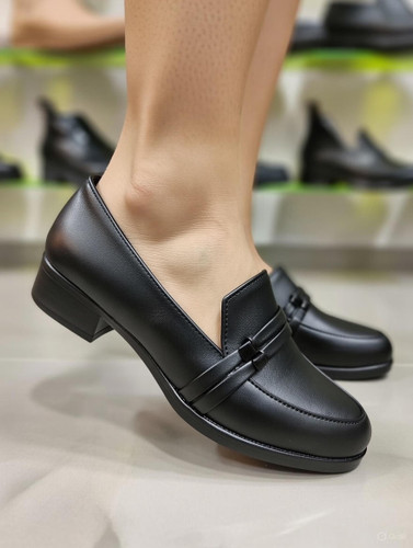 کفش اداری زنانه چرم صنعتی | مناسب استفاده طولانی و روزمره با سایز کامل کد 2206 + ارسال رایگان