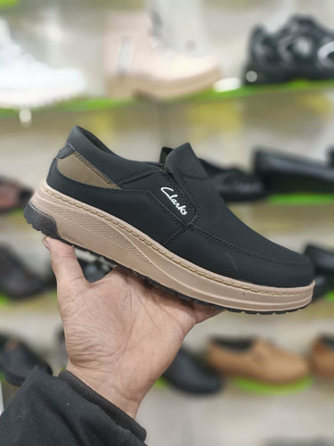 کفش راحت مردانه چرم سوگو | رنگ مشکی زیره ضدسایش با ارسال رایگان کد2214